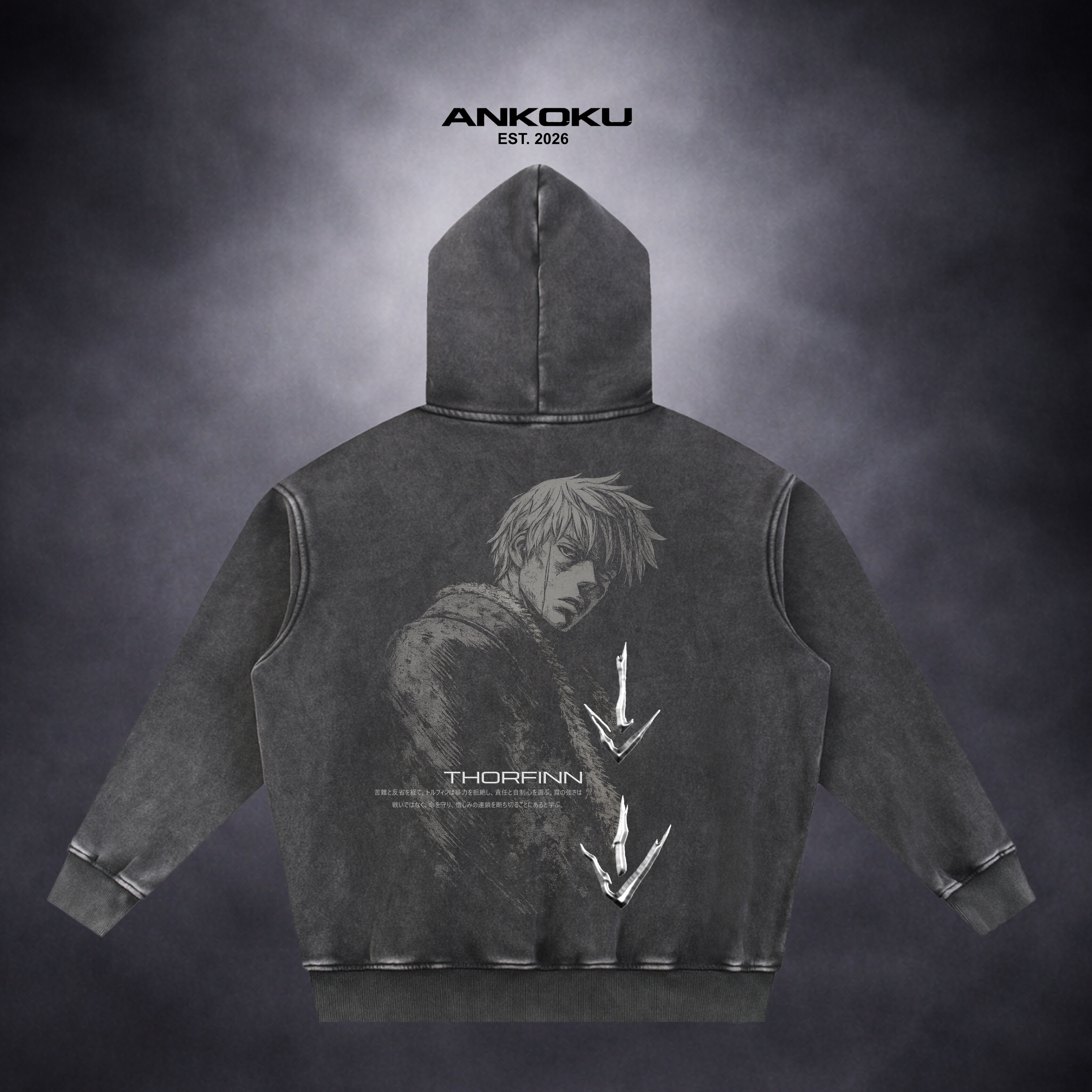 Ankoku - Thorfinn Oversized Hoodie