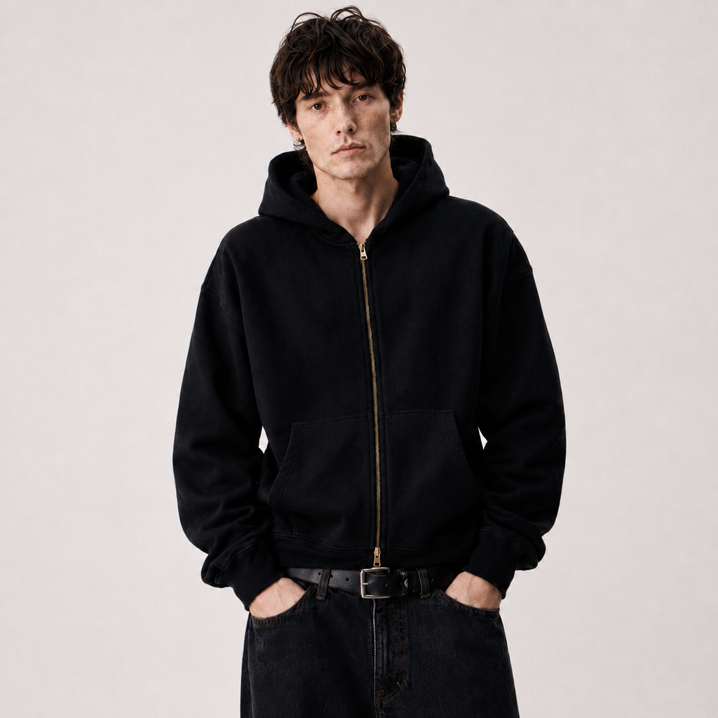 Ankoku - Obito Boxy Zip Hoodie