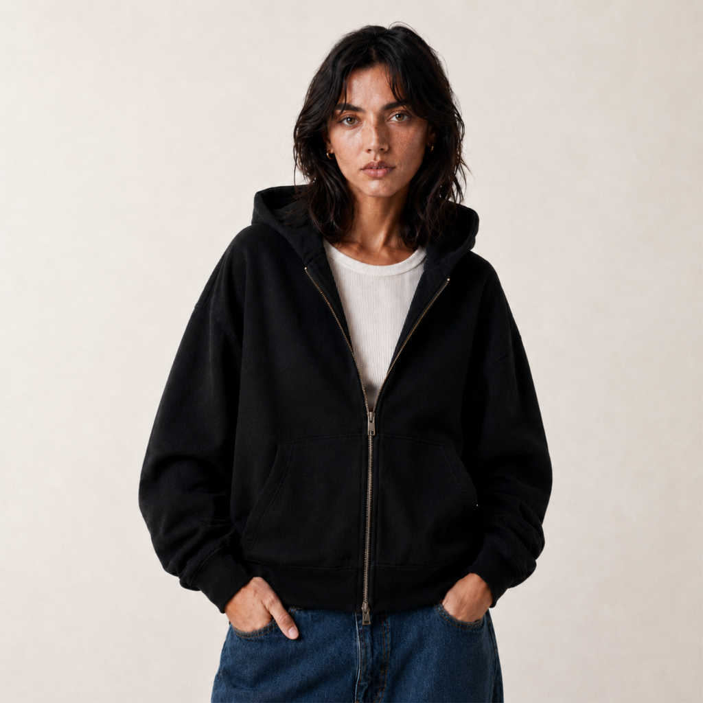 Ankoku - Obito Boxy Zip Hoodie