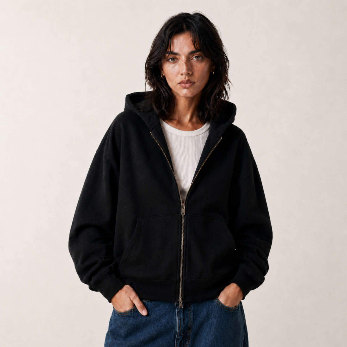 Ankoku - Obito Boxy Zip Hoodie