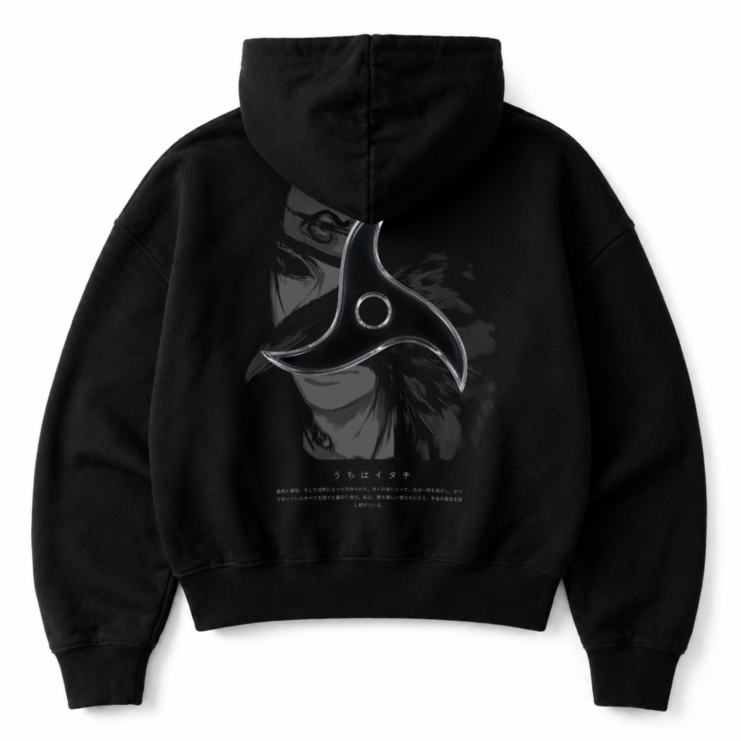 Ankoku - Itachi Boxy Zip Hoodie