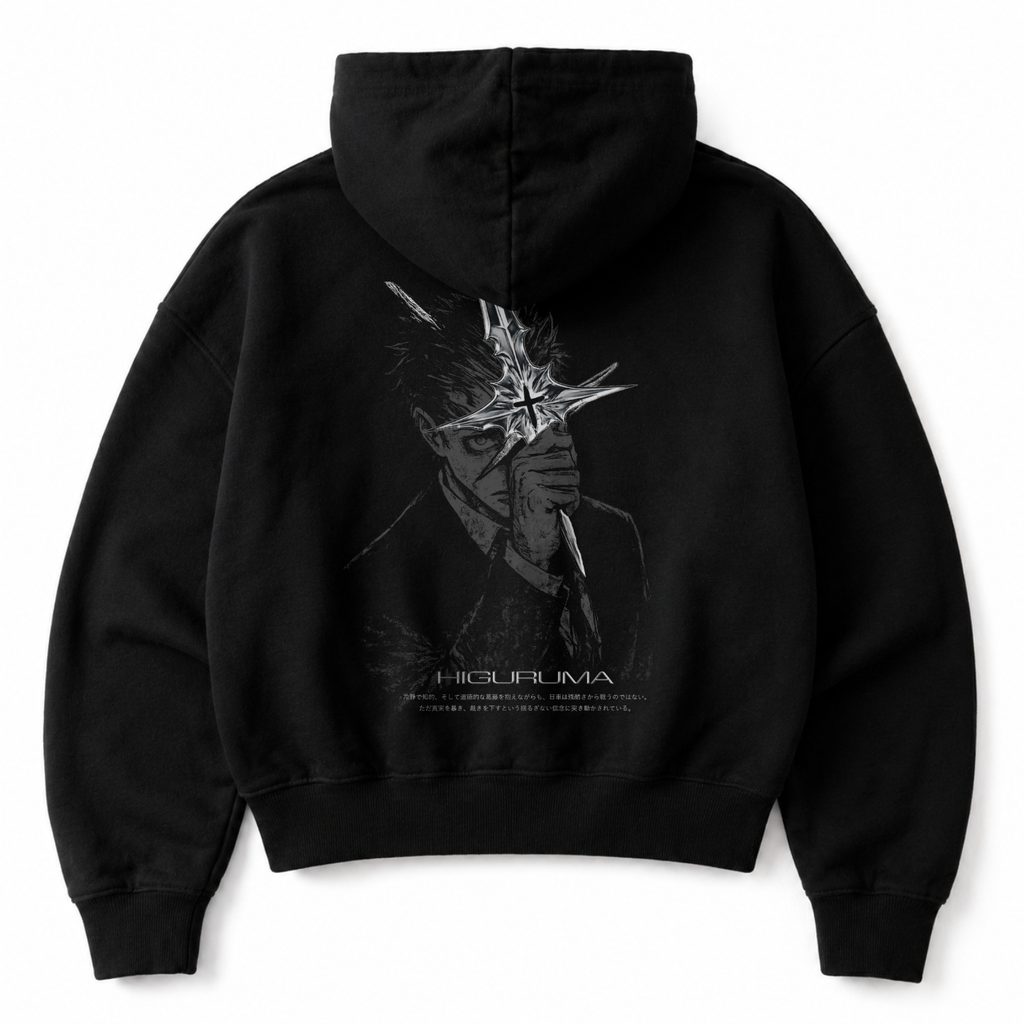 Ankoku - Higuruma Boxy Zip Hoodie